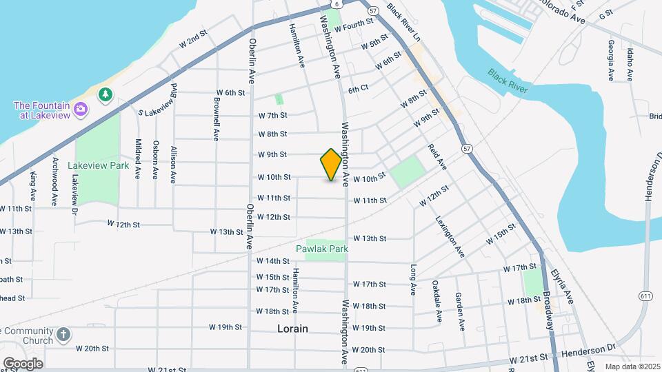 1019 W 10th St Map and Location Details
