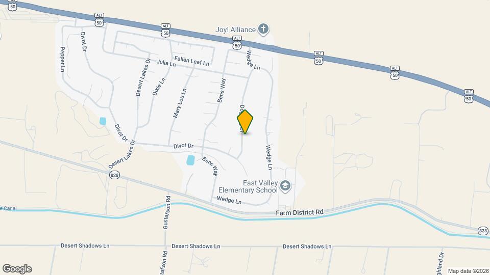 414 Dog Leg Dr Map and Location Details