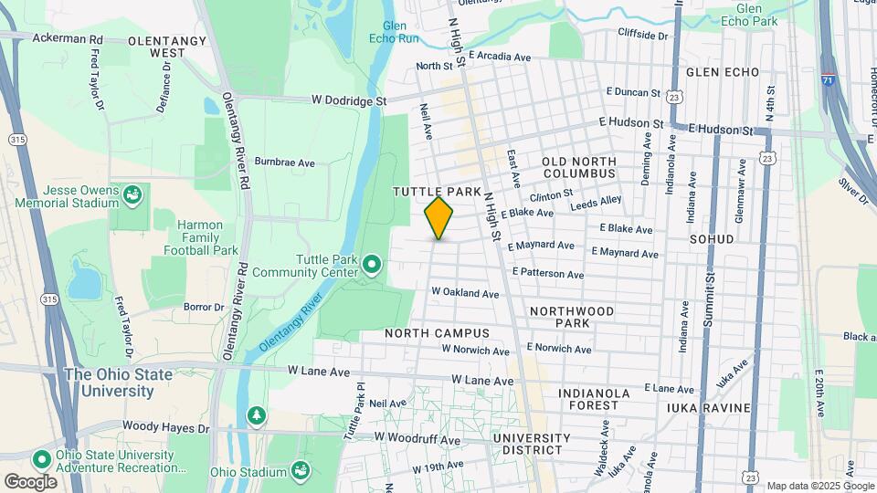 105 W Maynard Ave Map and Location Details