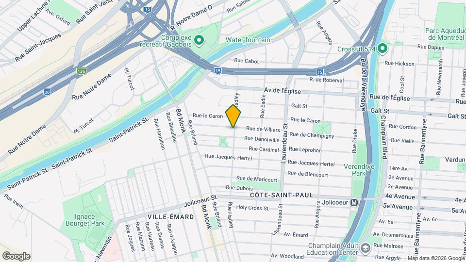 5711-5717 Hadley Rue Map and Location Details