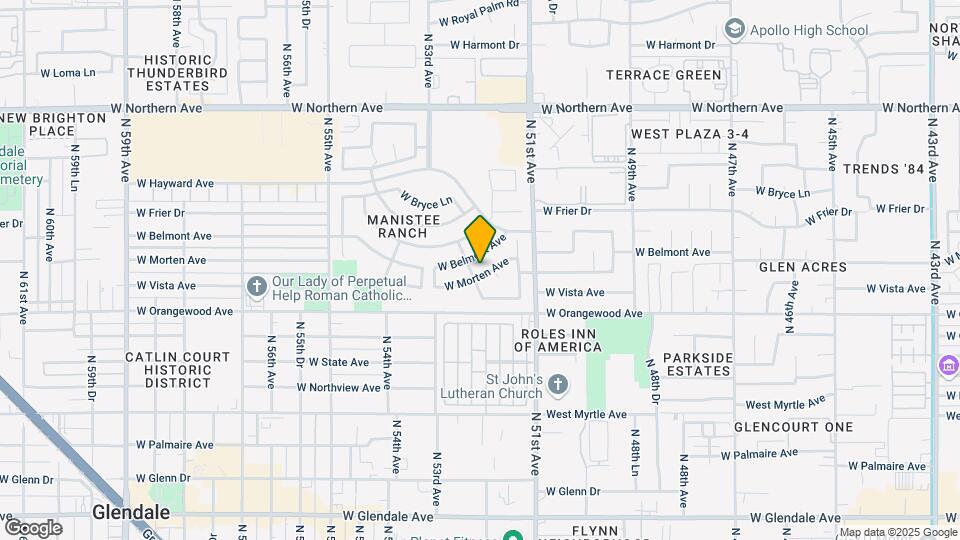 5180 W Morten Ave Map and Location Details