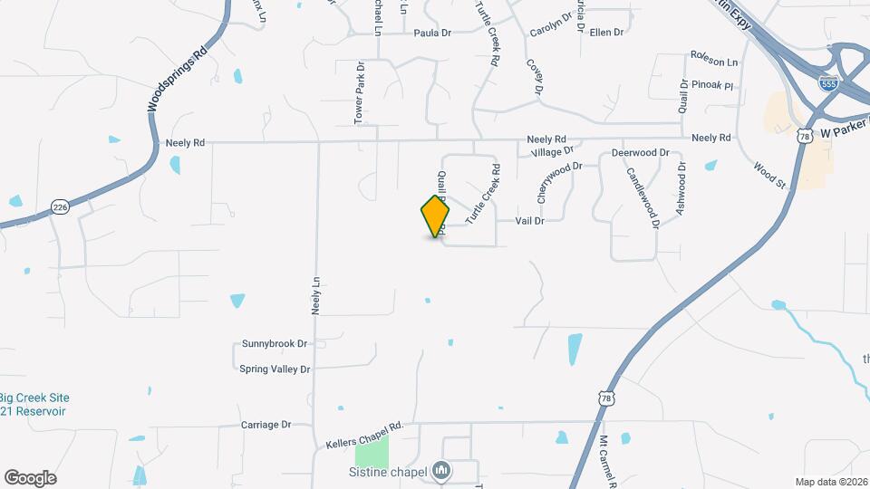 3407 Quail Ridge Rd Map and Location Details
