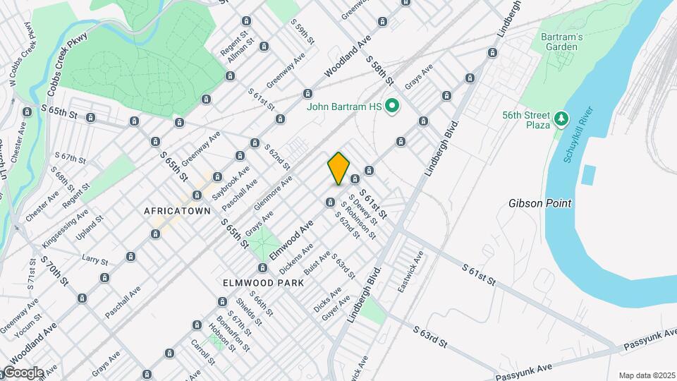 6133 Elmwood Ave Map and Location Details