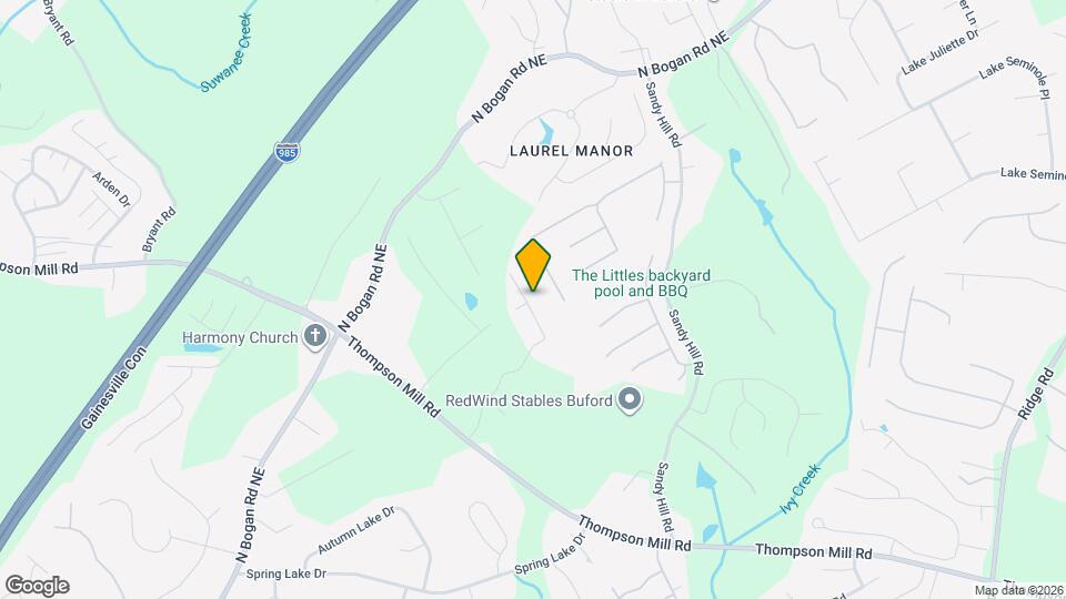 3325 Ivey Ridge Rd NE Map and Location Details