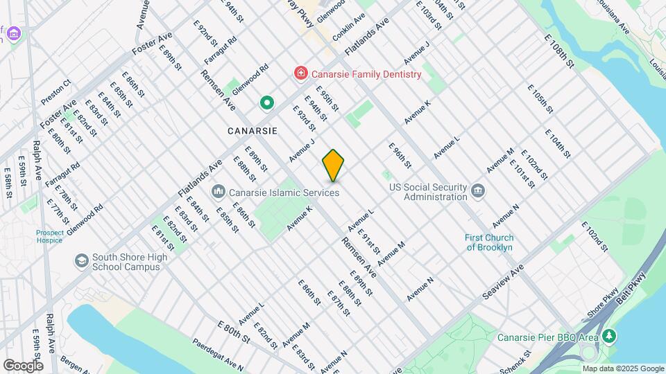 9112 Avenue K Mapa y Detalles de la Ubicación