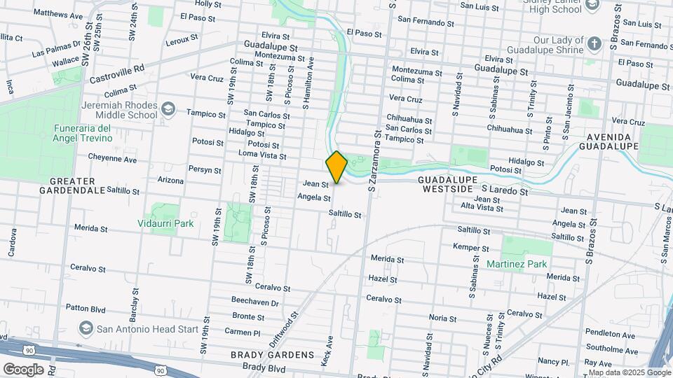 1522 S Elmendorf St Map and Location Details