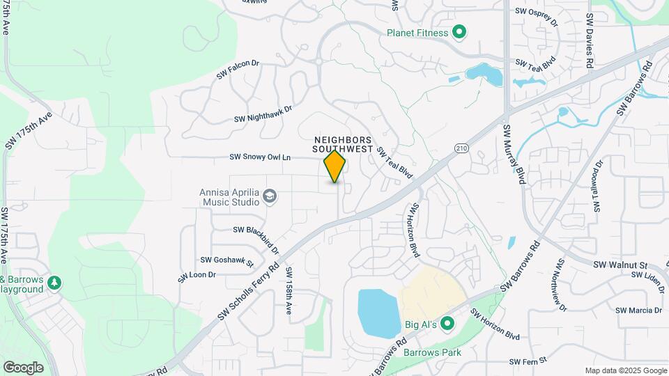 15557 SW Wren Ln Mapa y Detalles de la Ubicación