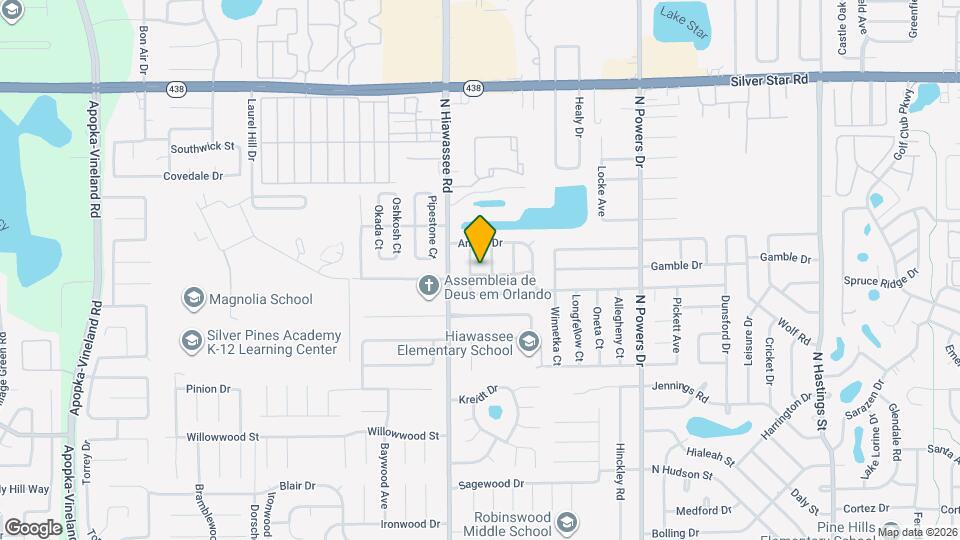 6821 Derrick Dr Map and Location Details