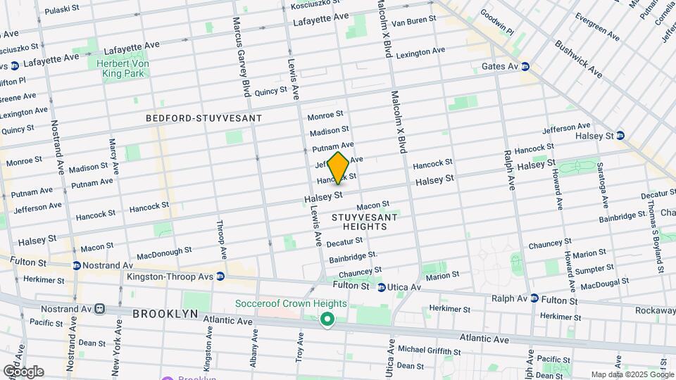477 Halsey St Mapa y Detalles de la Ubicación
