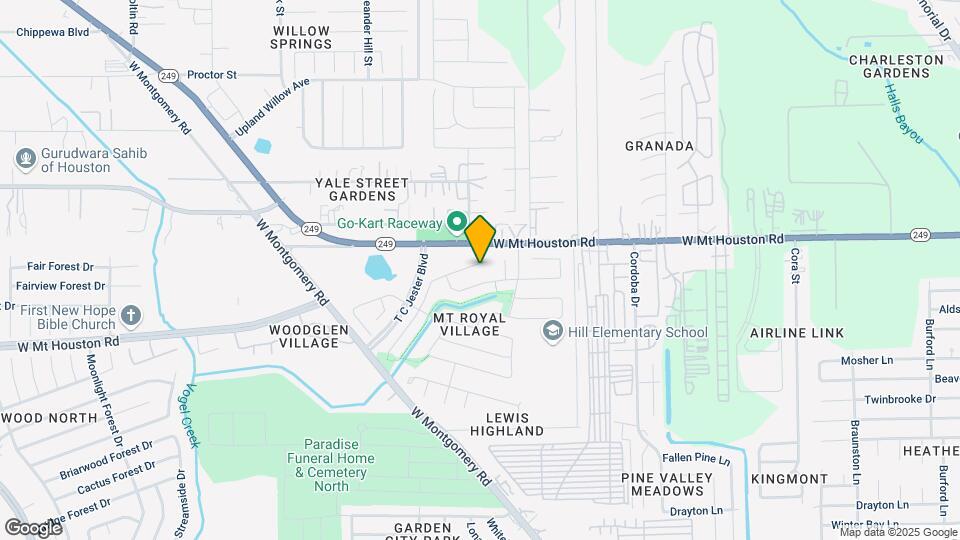 11518 Lovington Drive Map and Location Details