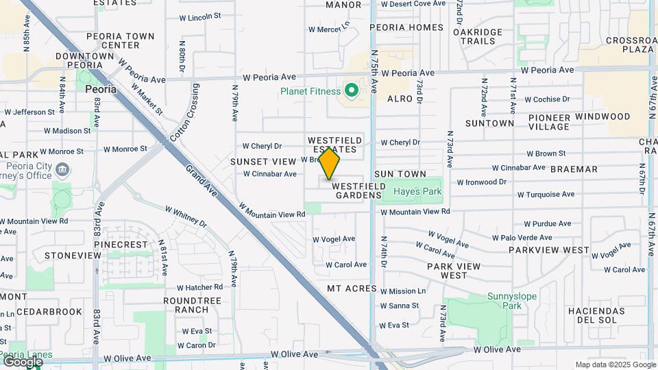 7618 W Ironwood Dr Mapa y Detalles de la Ubicación