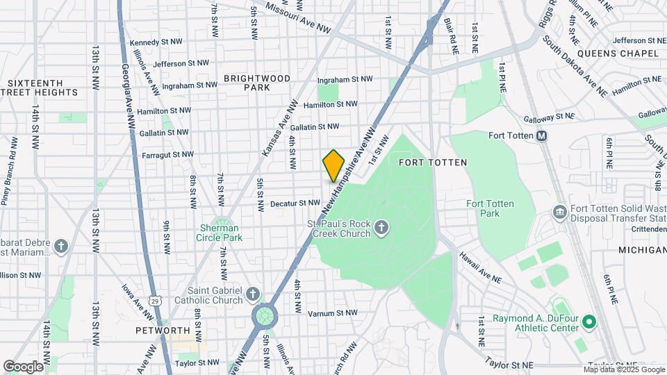 4824 New Hampshire Ave NW, Unit 1 Map and Location Details