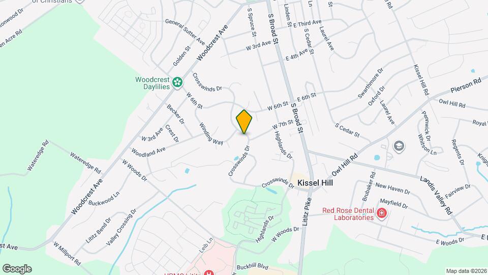 462 Crosswinds Dr Map and Location Details