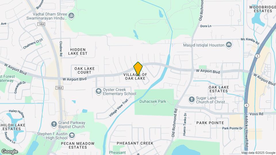 16430 Elmwood Point Ln Map and Location Details