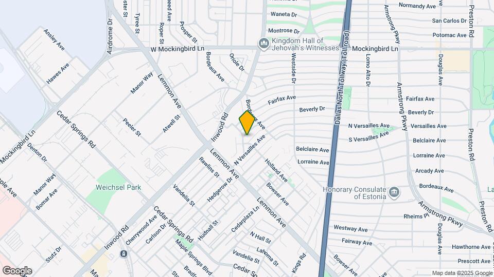 3706 W Beverly Dr Map and Location Details