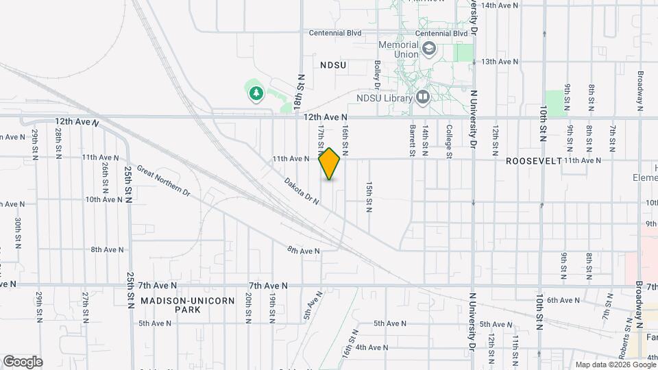 1017 17th St N Map and Location Details