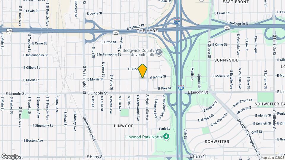 1611 E Morris St Map and Location Details