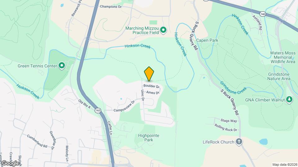 707 Boulder Dr Map and Location Details