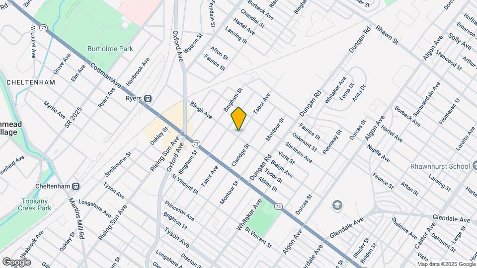 7400 Tabor Ave Map and Location Details