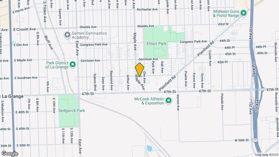 4605 Maple Ave, Unit #2 Map and Location Details