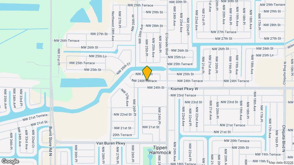 2512 NW 24th Terrace Map and Location Details