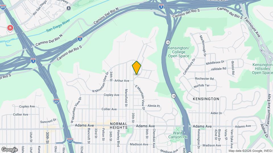 5022 E Mountain View Dr Map and Location Details