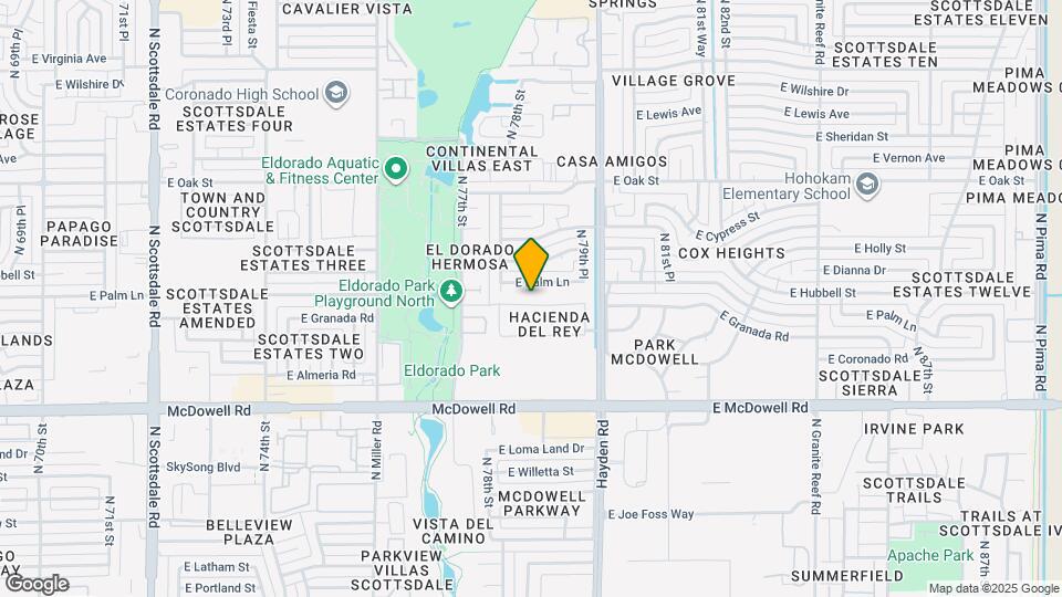 7850 E Granada Rd Map and Location Details