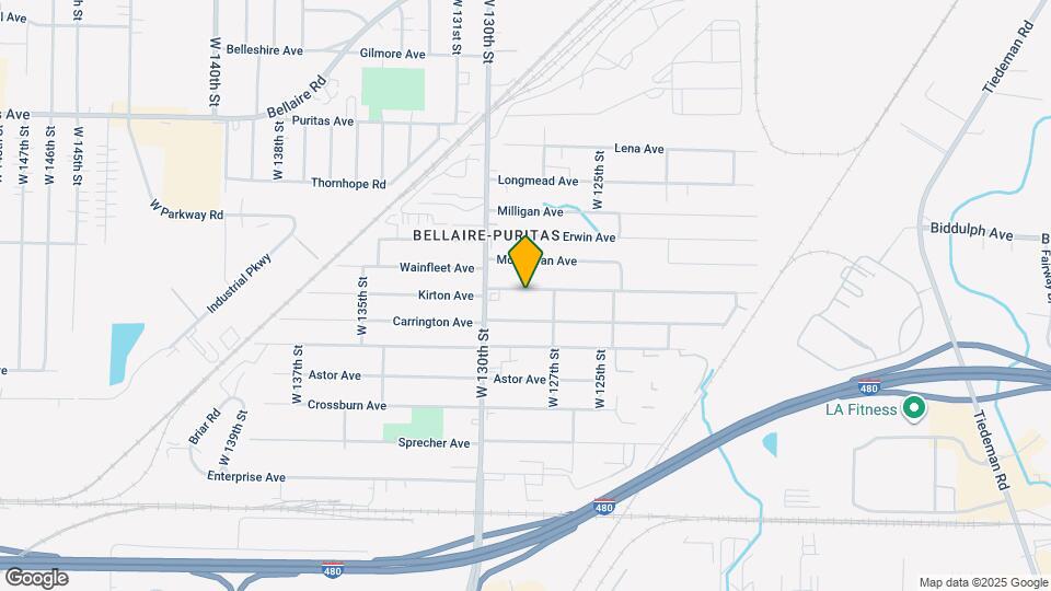 12823 Kirton Ave Map and Location Details