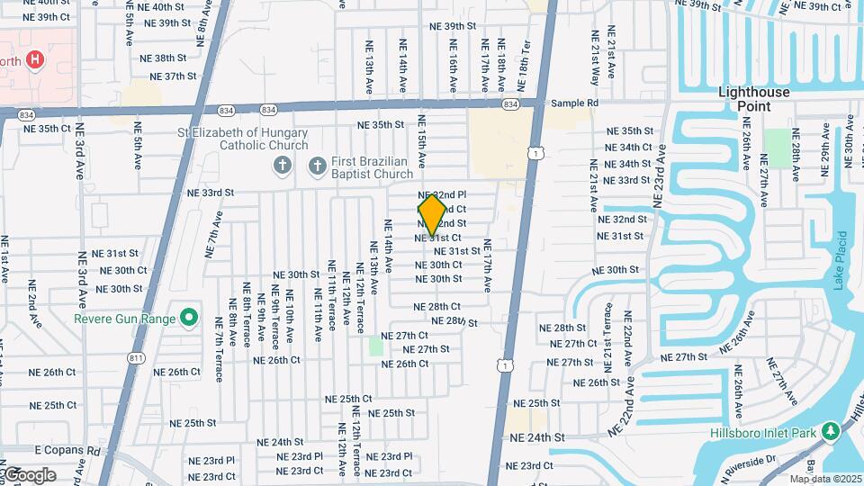 1524 NE 31st Ct Map and Location Details