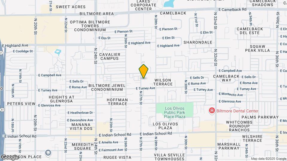 4419 N 27th St Map and Location Details