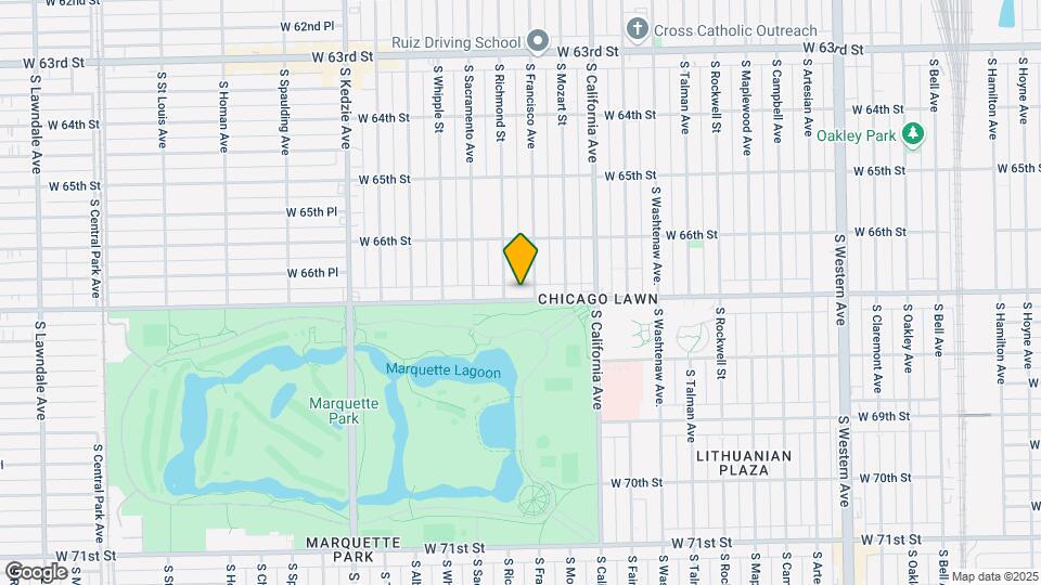 2912 W 67th St Mapa y Detalles de la Ubicación