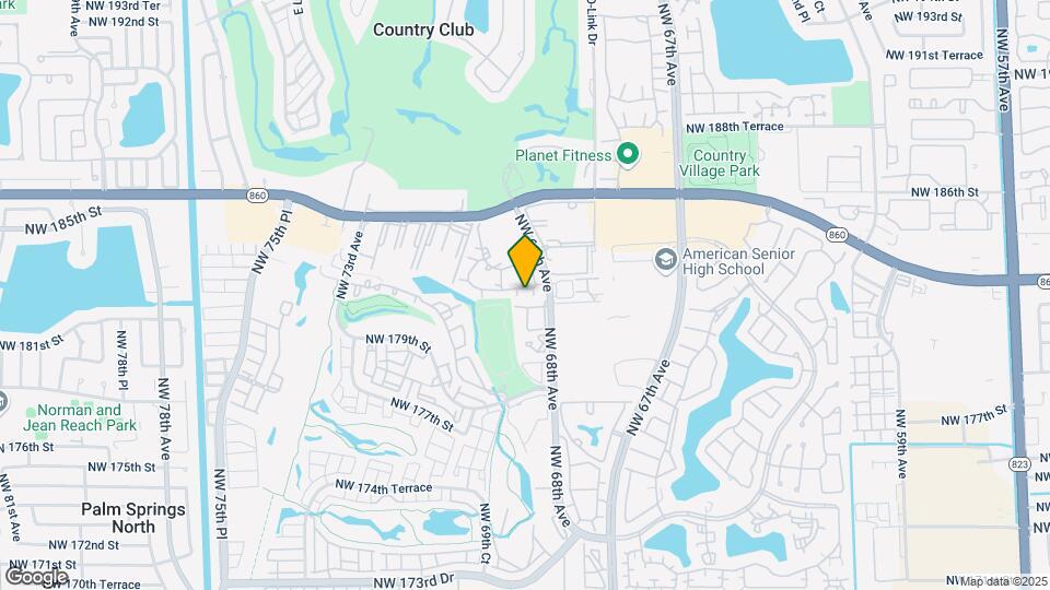 18308 NW 68th Ave, Unit 2 Map and Location Details