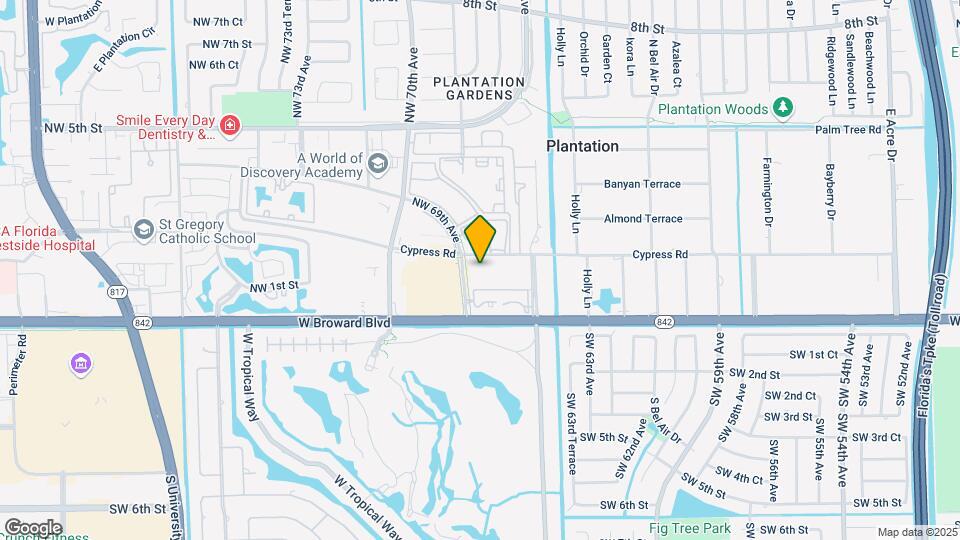 6800 Cypress Rd, Unit 413 Map and Location Details