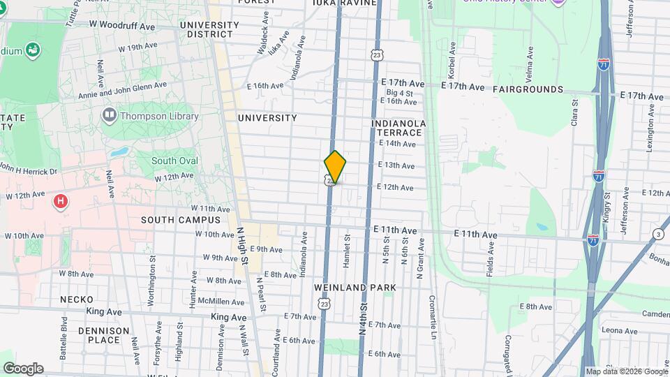 1634 Summit St Mapa y Detalles de la Ubicación