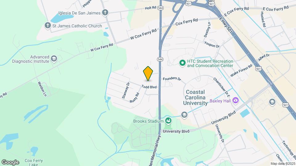 The Wren Coastal Student Housing Mapa y Detalles de la Ubicación