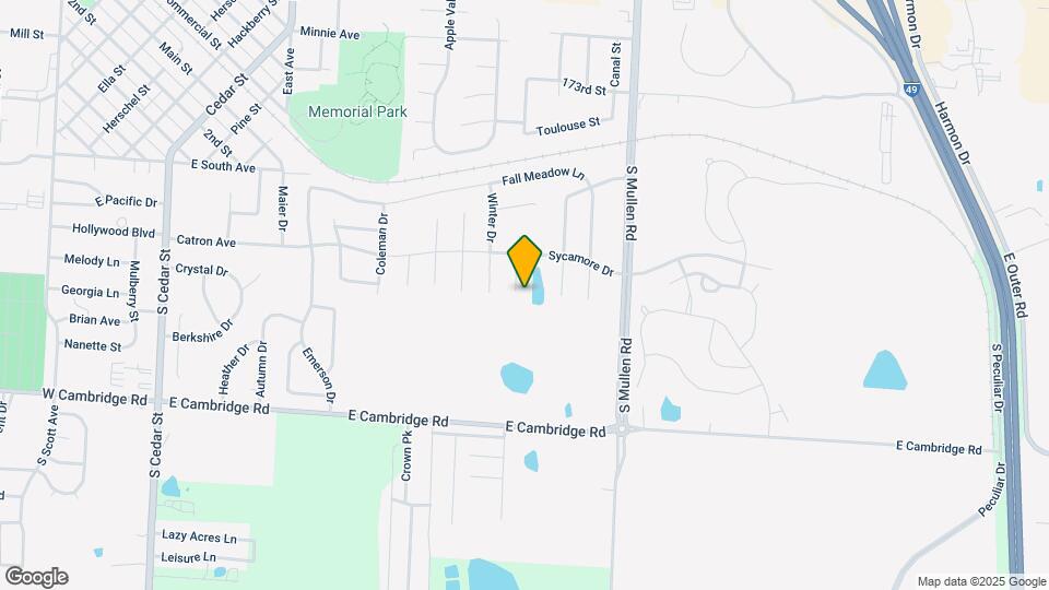 711 Poplar Cir Map and Location Details