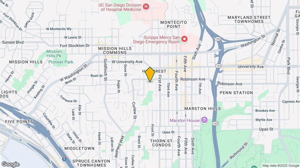 3768 Robinson Ave Map and Location Details