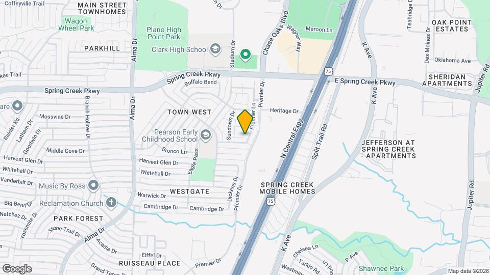 5005 Frontier Ln Map and Location Details