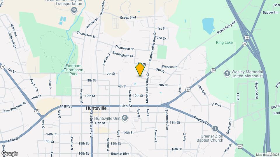 723 Avenue G Mapa y Detalles de la Ubicación