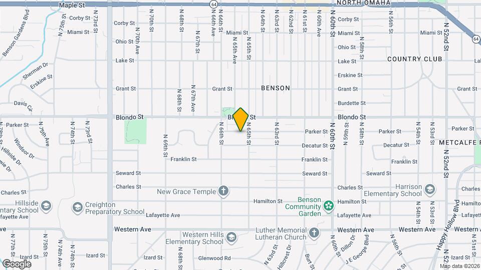 6519 Parker St Mapa y Detalles de la Ubicación