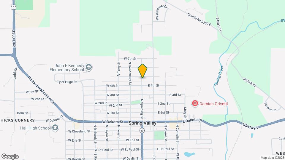 826 N Spalding St Map and Location Details