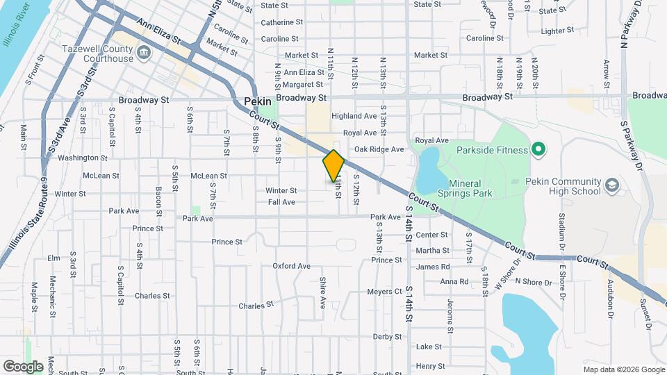 633 S 11th St, Unit 633B Map and Location Details