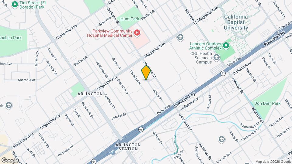 3676 Wilbur St Map and Location Details