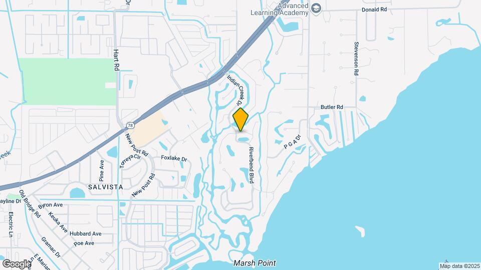 15250 Riverbend Blvd Map and Location Details