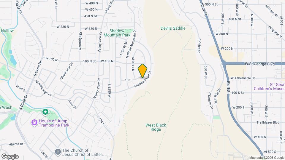 1024 Shadow Point Dr Map and Location Details