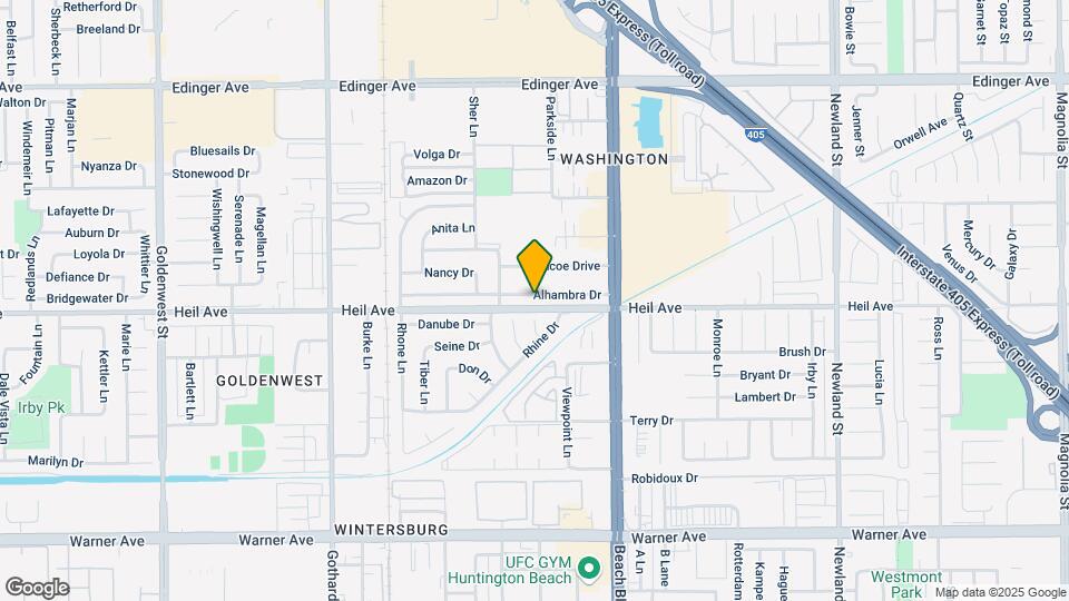 7814 Alhambra Dr Map and Location Details