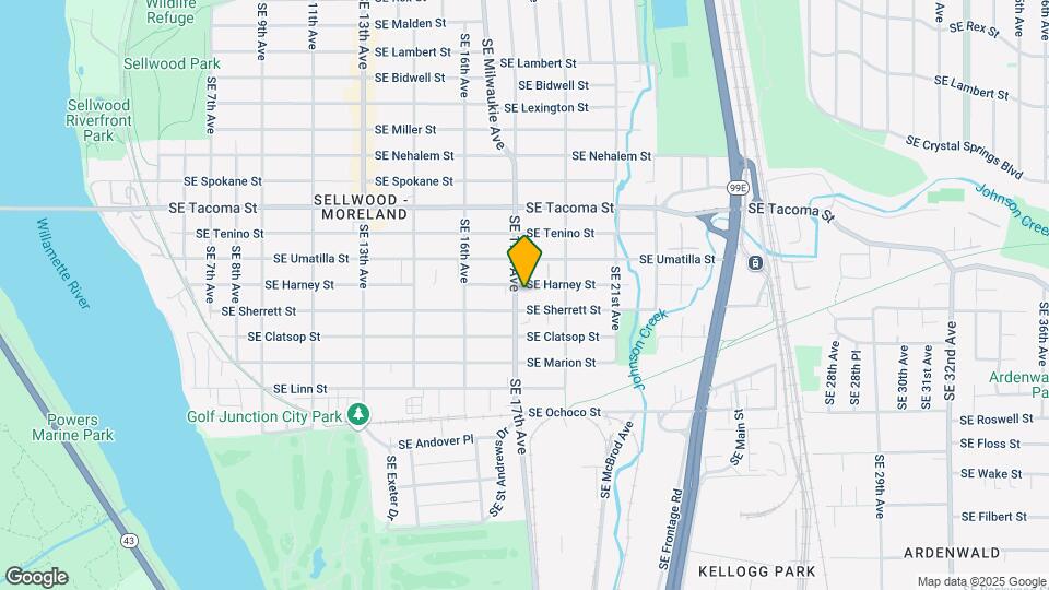 8414 SE 17th Ave Map and Location Details