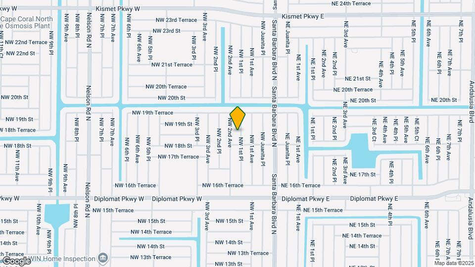 1812 NW 1st Pl Map and Location Details