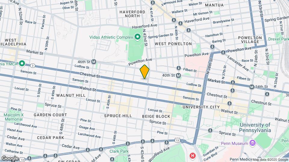 4211 Chestnut St Map and Location Details