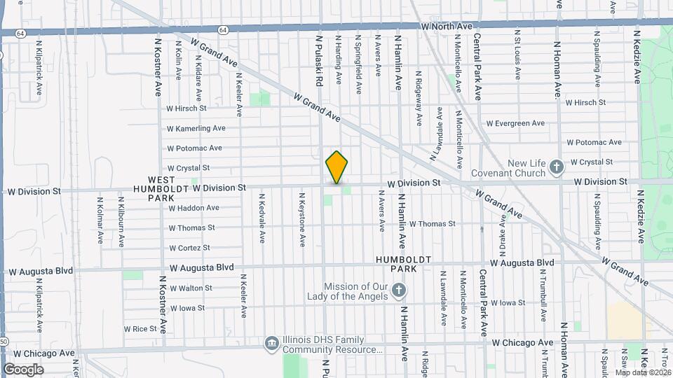 3937 W Division St Map and Location Details